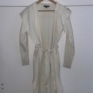 White cardigan/coat